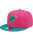 Фото #3 товара Men's Pink, Green San Francisco Giants Cooperstown Collection 60th Anniversary Passion Forest 59FIFTY Fitted Hat