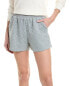 Isla Ciel Textured Check Sweatshort Women's