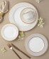 Noble Pearl Set Of 4 Salad Plates, 8-1/2"