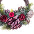 Фото #2 товара Рождественский венок Красный Разноцветный ротанг Пластик Foam Ананасы 24 x 22 x 8 cm