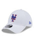 Фото #1 товара Men's White New York Mets Evergreen 39Thirty Flex Hat