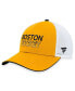 ფოტო #3 პროდუქტის Branded Men's Gold Boston Bruins Alternate Authentic Pro Trucker Adjustable Hat