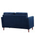 Фото #5 товара Lillith Modern Loveseat With Upholstered Fabric and Wooden Frame