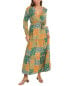 Фото #1 товара Anna Kay Patches Silk-Blend Maxi Dress Women's