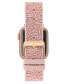 Фото #2 товара Ремешок STEVE MADDEN Light Pink Debossed Swirl Band