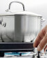 3-Ply Base Stainless Steel 4 Quart Induction Casserole with Lid