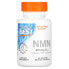 Фото #1 товара Витамины группы B Doctor's Best NMN, 400 мг, 60 капсул с удержанием растворения (200 мг на капсулу)