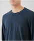 Organic Cotton Field Midweight Slub Long Sleeve Crew Tee