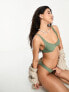 Фото #1 товара Rhythm classic underwire bikini top in olive