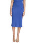 ფოტო #1 პროდუქტის Women's Ribbed Knit Midi Skirt