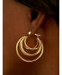 ფოტო #2 პროდუქტის Adesuwa Medium Hoop Earrings