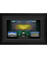 Фото #1 товара Oakland Athletics Framed 10" x 18" Stadium Panoramic Collage with a Piece of Game-Used Baseball - Limited Edition of 500