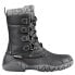 Baffin Yellowknife Cuff Lace Up Womens Black Casual Boots CANAW003