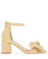 Фото #2 товара Women's Dappel Raffia Block Heel Sandals