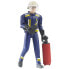 BRUDER 60100 fireman with accessories