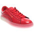 Фото #2 товара Puma Basket Patent Ice Fade Mens Size 4 D_M Sneakers Casual Shoes 363094-01