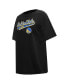 ფოტო #4 პროდუქტის Women's Black Golden State Warriors Script Boyfriend T-shirt