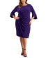 Фото #1 товара Plus Size Side-Tab Dress