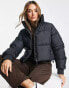 Фото #2 товара Tala cropped puffer jacket in black