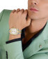 ფოტო #5 პროდუქტის Men's Date Superlative Stainless Two-Tone Steel Bracelet Watch 42mm