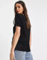 ASOS DESIGN Tall relaxed v neck t-shirt in black Черный, 34 - фото #2