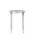 Фото #3 товара Abbe End Table in Glass & Chrome Finish