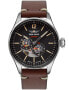 Фото #1 товара Наручные часы Tommy Hilfiger Men's Quartz Brown Leather Watch 43mm