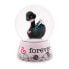 NICI Glitter Globe Swan Black 6.5 cm