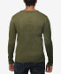 Фото #32 товара Men's V-Neck Honeycomb Knit Sweater