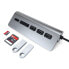 Satechi Type-C Aluminum USB Hub & Card Reader"Space Grau USB-C