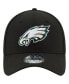 Фото #4 товара Men's Black Philadelphia Eagles 39THIRTY Fitted Hat