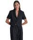 ფოტო #1 პროდუქტის Women's Short Sleeve One Button Cropped Jacket