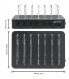 Manhattan Charging Station - 6x USB-A Ports - Outputs: 6x 2.4A - Smart IC - LED Indicator Lights - Black - Three Year Warranty - Box - Black - CE FCC RoHS WEEE ETL - 100 - 240 V - 1 A - 155 mm - 125 mm