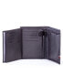 Фото #6 товара Мужское портмоне кожаное черное вертикальное  без застежки Portfel-CE-PR-N4-GV.77-czarny Factory Price