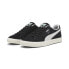 Фото #10 товара Puma Clyde Hairy Suede 39311502 Mens Black Suede Lifestyle Sneakers Shoes