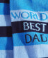 ფოტო #2 პროდუქტის Men's 'World's Best Dad' Crew Socks, Created for Macy's