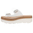 Фото #3 товара Chinese Laundry Surfs Up Clear Platform Slide Womens Clear Casual Sandals BSLJ0