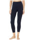 SPANX Seamless Cropped Leggings for Women Tummy Control Port Navy Small