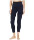 Фото #1 товара SPANX Seamless Cropped Leggings for Women Tummy Control Port Navy Small