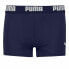 Фото #1 товара плавки-шорты для мальчиков Puma Swim Logo Темно-синий