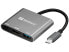 Фото #1 товара SANDBERG USB-C Mini Dock HDMI+USB - USB Type-C - USB Type-C + USB Type-A + HDMI - Male - Female - 1920 x 1080 (HD 1080) - 1080p