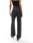 Vero Moda jersey comfort wide leg trouser co-ord in dark grey