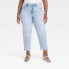 Фото #1 товара Women's High-Rise Cropped Slim Straight Jeans - Ava & Viv