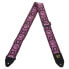 Фото #1 товара Ernie Ball Pink Orleans Jacquard Strap