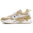 Фото #5 товара Puma Dixie X RsX Lace Up Womens Beige Sneakers Casual Shoes 39056501