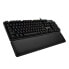 Фото #2 товара Bluetooth-клавиатура с подставкой для планшета Logitech G513 CARBON LIGHTSYNC RGB Mechanical Gaming Keyboard, GX Brown французск