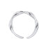 Modern open silver ring Baetis RMM25599