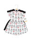 ფოტო #2 პროდუქტის Toddler Girls Cotton Dresses 2pck, Bonjour