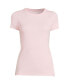 ფოტო #1 პროდუქტის Petite Cotton Rib T-shirt