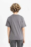 Erkek Çocuk T-shirt C1921a8/gr47 Grey